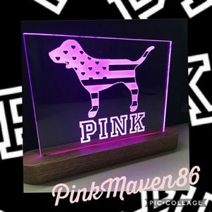 💓VS Pink Dog Plauqe